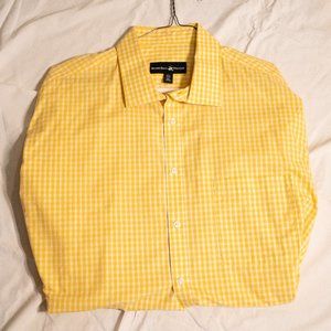 Beverly Hills Polo Club Yellow Collared Shirt 17.5 (32/33)